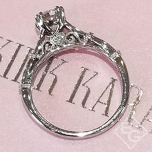 Load image into Gallery viewer, Kirk Kara Stella Vintage Style Diamond Engagement Ring
