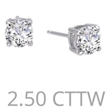 Load image into Gallery viewer, Lafonn 2.50 Carat Simulated Diamond Round Stud Earrings
