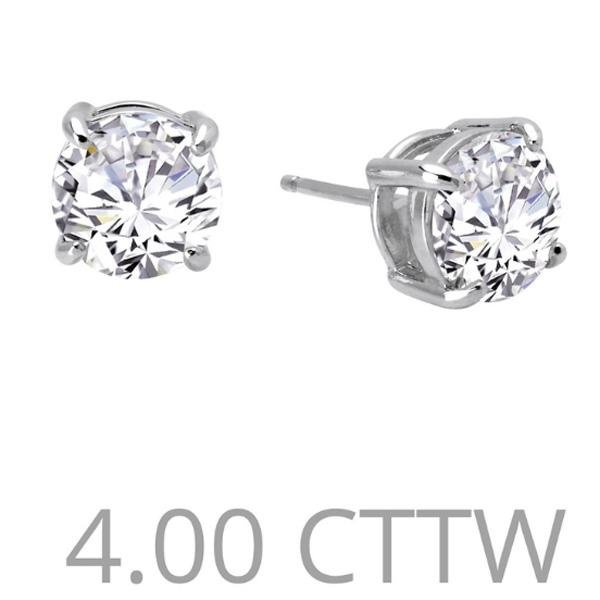 4.00 ct. t.w. Diamond Stud Earrings in Platinum