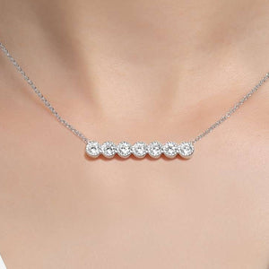 Lafonn Seven Symbols of Joy Bar Necklace