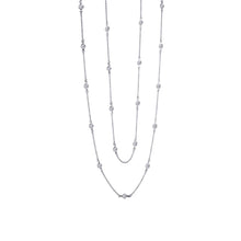 Load image into Gallery viewer, Lafonn Simulated 36 Inch Diamond by the Yard Round Cut Necklace
