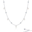 Load image into Gallery viewer, Lafonn Simulated Bezel Set Diamond Freshwater Cultured Pearl Necklace
