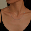 Load image into Gallery viewer, Lafonn Simulated Diamond by the Yard Round Cut Bezel Set Necklace
