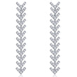 Load image into Gallery viewer, Lafonn Simulated Diamond Fancy Fishbone Dangle Earrings
