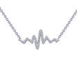 Load image into Gallery viewer, Lafonn Simulated Diamond Heartbeat Pendant
