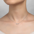 Load image into Gallery viewer, Lafonn Simulated Diamond Infinity Necklace
