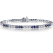 Load image into Gallery viewer, Lafonn Simulated Diamond &amp; Lab-Grown Blue Sapphire Tennis Bracelet
