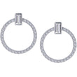 Load image into Gallery viewer, Lafonn Simulated Diamond Open Circle Drop Earrings
