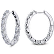 Load image into Gallery viewer, Lafonn Simulated Diamond Round Cut Hoop Earrings

