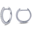 Load image into Gallery viewer, Lafonn Simulated Diamond Round Cut Huggie Earrings
