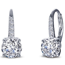 Load image into Gallery viewer, Lafonn Simulated Diamond Round Cut Leverback Earrings
