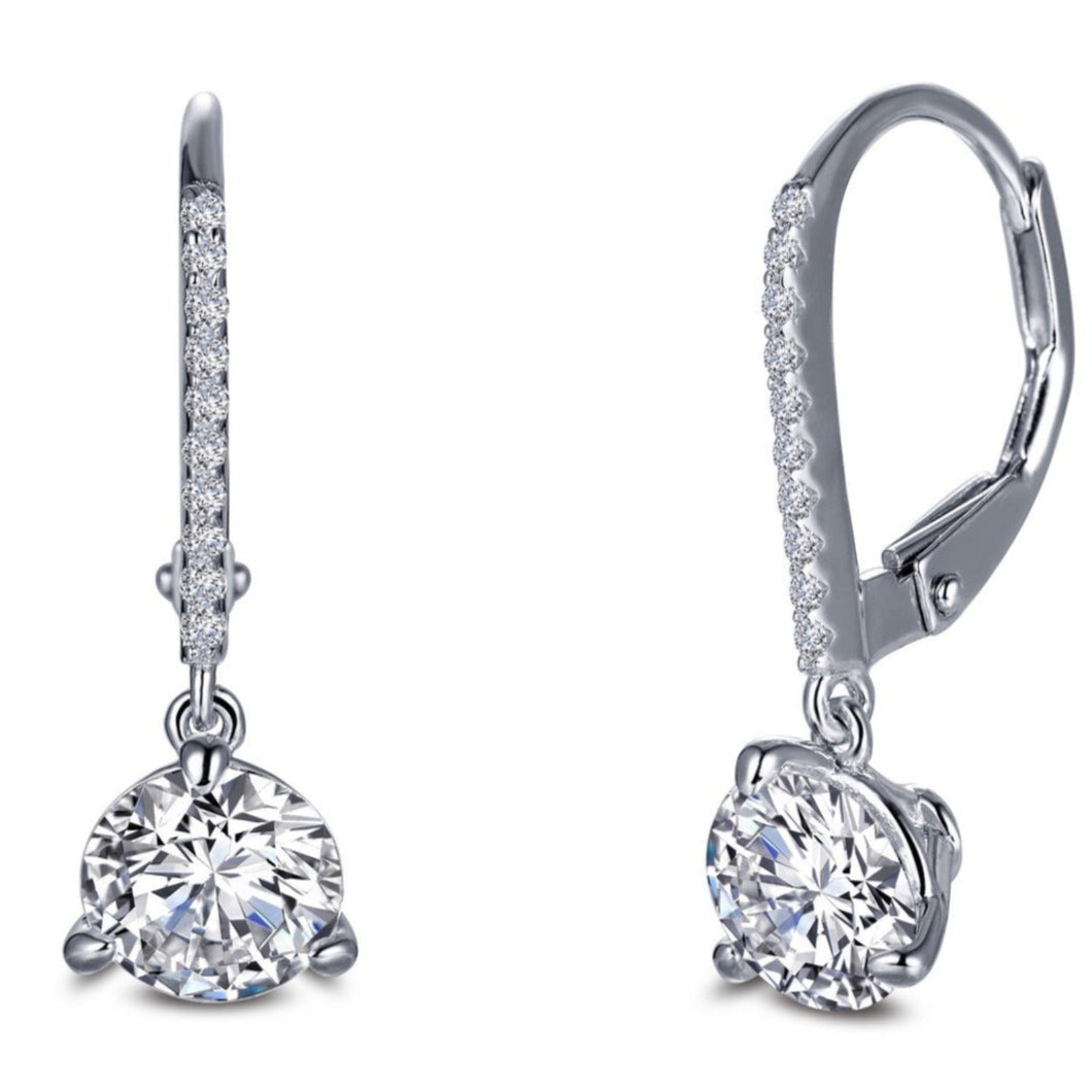 Lafonn Simulated Diamond Round Cut Martini Set Drop Earrings