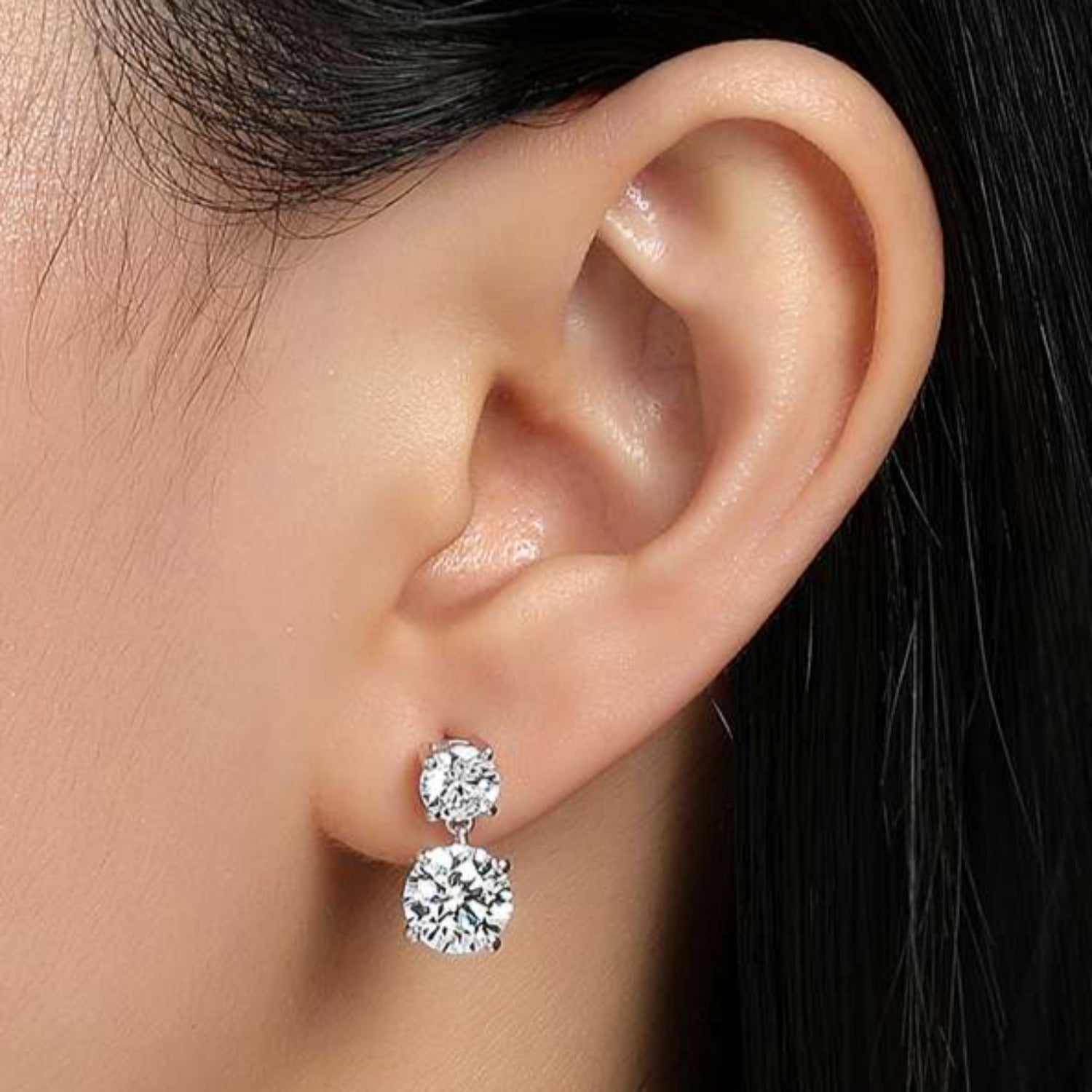 Classy 3Ct Pear Cut Simulated Diamond Drop Dangle Earrings 14K White Gold  Plated | eBay