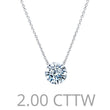 Load image into Gallery viewer, Lafonn Simulated Two Carat Round Cut Diamond Solitaire Pendant
