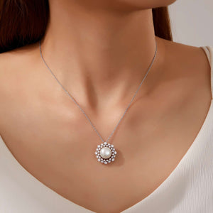 Lafonn Sunburst Cultured Freshwater Pearl Necklace