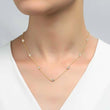 Load image into Gallery viewer, Lafonn Yellow Gold Plated Simulated Diamond by the Yard Necklace
