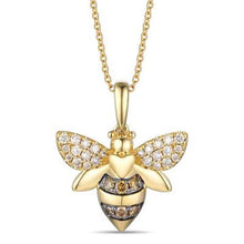 Load image into Gallery viewer, Le Vian Bee Positive Chocolate Diamond Bumblebee Pendant
