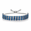 Load image into Gallery viewer, Le Vian Blueberry Sapphire &amp; Diamond Bolo Bracelet
