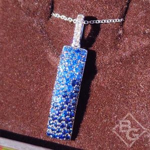 Le Vian Blueberry Sapphire & Diamond Pave Ombre Pendant