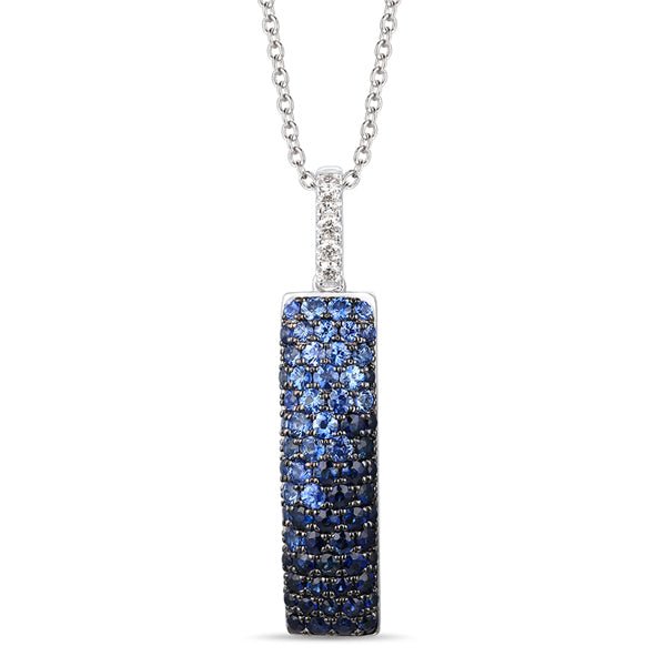 Le Vian Blueberry Sapphire & Diamond Pave Ombre Pendant