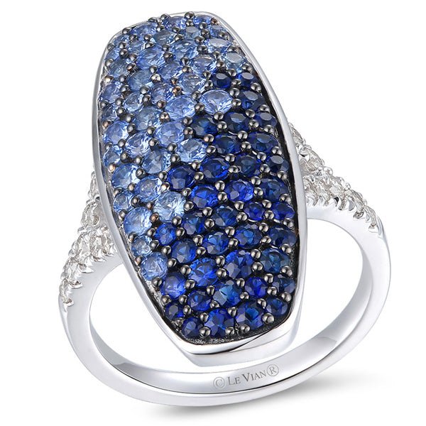Le Vian Blueberry Sapphire & Diamond Pave Ombre Ring