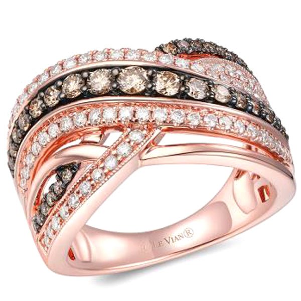 Le Vian Chocolate & Nude Diamond Contemporary Multi-Layer Ring