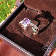 Load image into Gallery viewer, Le Vian Chocolatier Cotton Candy Amethyst &amp; Chocolate Diamond Swirl Ring
