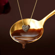 Load image into Gallery viewer, Le Vian Godiva Chocolate Heart Pave Diamond Enamel Pendant

