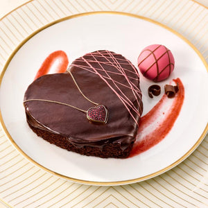 Le Vian Passion Ruby Godiva Chocolate Heart Pendant