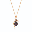 Load image into Gallery viewer, Le Vian Raspberry Rhodolite Swirl Chocolate &amp; Vanilla Diamond Pendant
