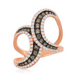 Load image into Gallery viewer, Le Vian Red Carpet Chocolate &amp; Vanilla Diamond Contemporary Ring

