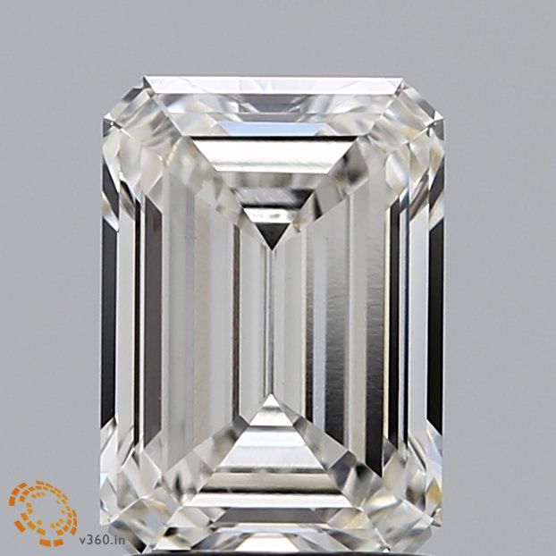 LG506198734- 1.75 ct emerald IGI certified Loose diamond, I color | VVS2 clarity