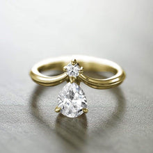 Load image into Gallery viewer, Noam Carver Contemporary Pear Cut Diamond Engagement Ring
