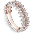Load image into Gallery viewer, Noam Carver Crown Diamond Scalloped Stackable Band
