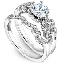 Load image into Gallery viewer, Noam Carver Curved Vintage Style Diamond Wedding Band
