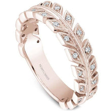 Load image into Gallery viewer, Noam Carver Diamond Leaf Stackable Band
