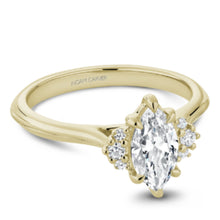 Load image into Gallery viewer, Noam Carver Knife Edge Diamond Engagement Ring
