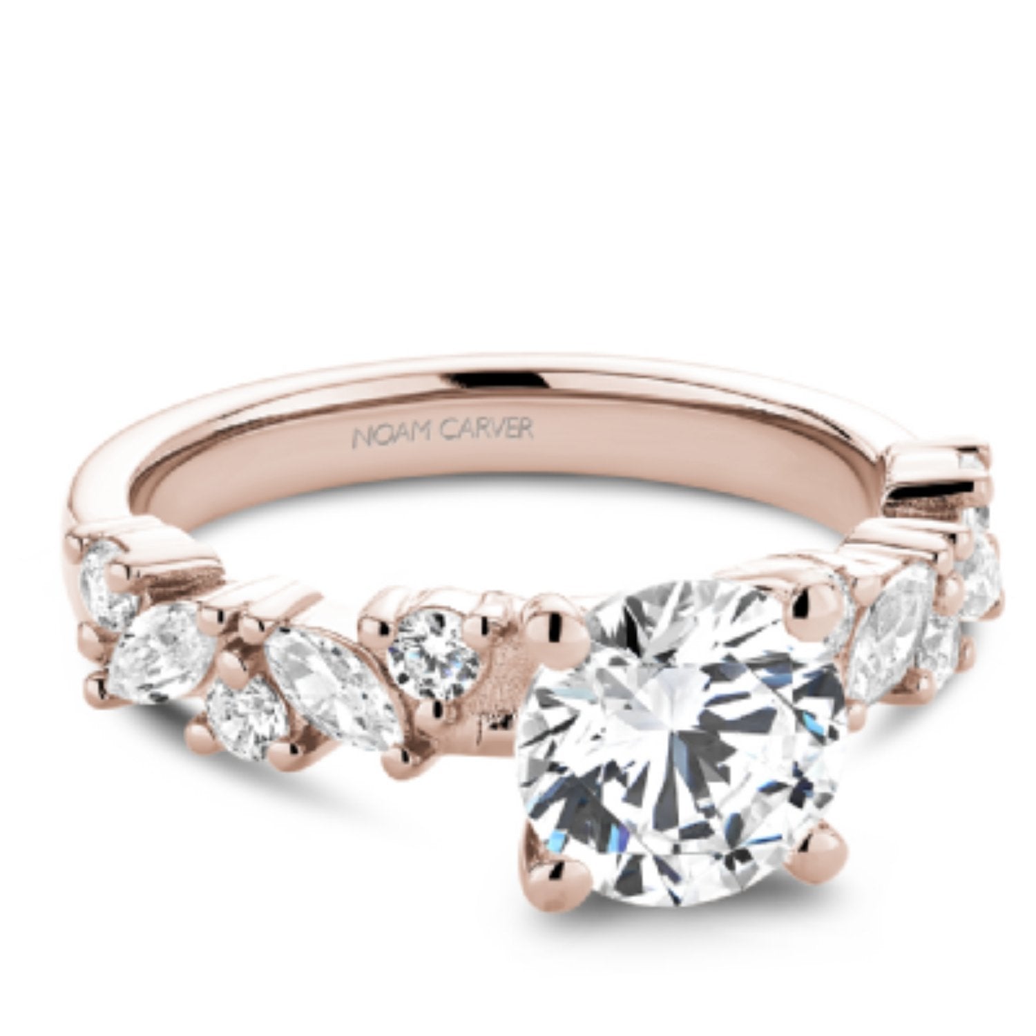 Neil Lane Premier Diamond Engagement Ring 1-5/8 ct tw Princess/Marquise/ Round 14K White Gold | Kay