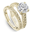 Load image into Gallery viewer, Noam Carver Milgrained Edges Diamond Engagement Ring
