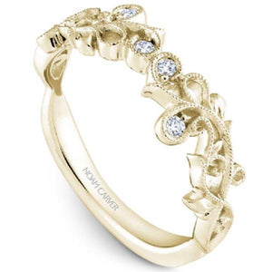 Noam Carver Nature Inspired Scrollwork Stackable Band