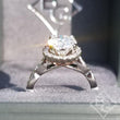 Load image into Gallery viewer, Noam Carver Scalloped Halo Diamond Engagement Ring
