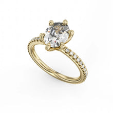 Load image into Gallery viewer, Noam Carver Six Prong Crown Style Diamond Engagement Ring
