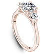 Load image into Gallery viewer, Noam Carver Rose Gold Cathedral Three Stone Diamond Engagement Ring
