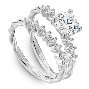 Noam Carver Twisted Shank Diamond Engagement Ring