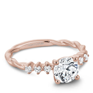 Noam Carver Twisted Shank Diamond Engagement Ring