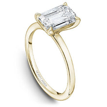 Load image into Gallery viewer, Noam Carver 14K Yellow Gold Emerald Cut High Polish Solitaire Engagement Ring
