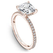 Load image into Gallery viewer, Noam Carver 14K Rose Gold Hidden Halo French Set Diamond Engagement Ring

