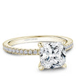 Load image into Gallery viewer, Front View of Noam Carver 14K Yellow Gold Hidden Halo French Set Diamond Engagement Ring
