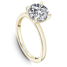 Load image into Gallery viewer, Noam Carver Yellow Gold High Polish Round Cut Solitaire Engagement Ring
