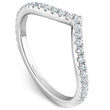 Load image into Gallery viewer, Noam Carver &quot;V&quot; Shaped Round Cut Diamond Wedding Band
